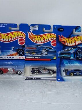 Hot Wheels Saltflat Racer Roll Patrol Toyota MR2   Lot Of 3 NEW